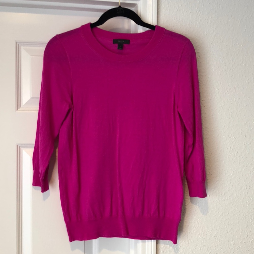 Jcrew pink sweater